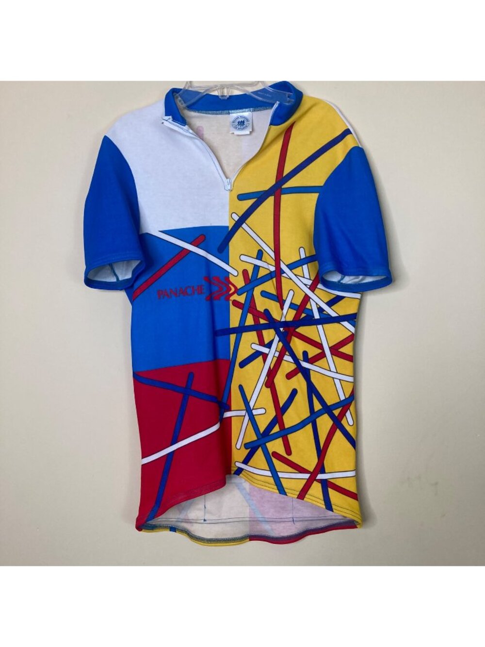 Panache Frank Shorter Vintage Cycling Jersey Shirt Mens Medium CB Sports Biking